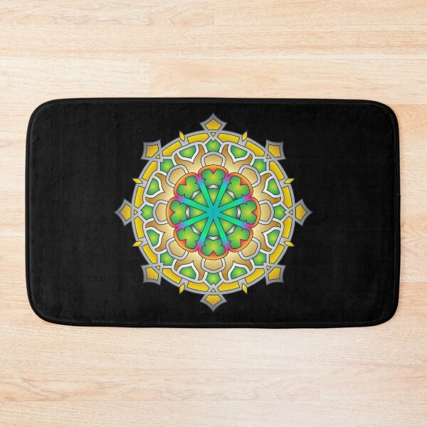 Item preview, Mandala yellow circle designed and sold by wolfgangrainer.