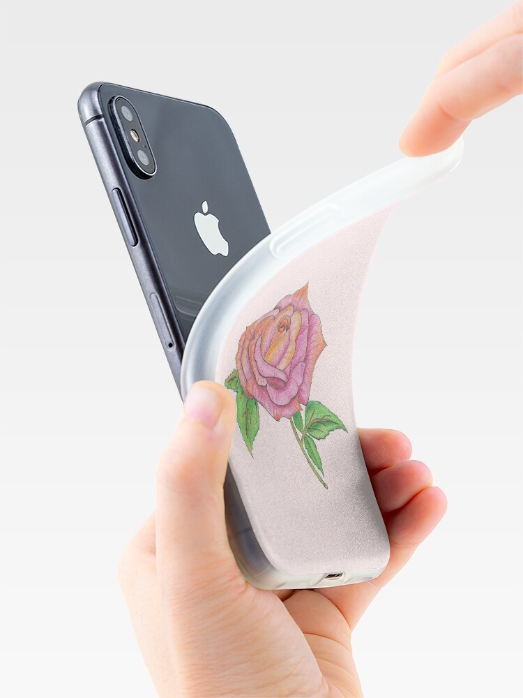Alternate view of Colorful Rose iPhone Case & Cover