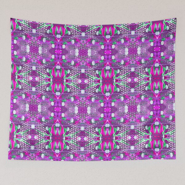 Item preview, Abstract magenta background. Symmetric seamless pattern. designed and sold by Julia Faranchuk.