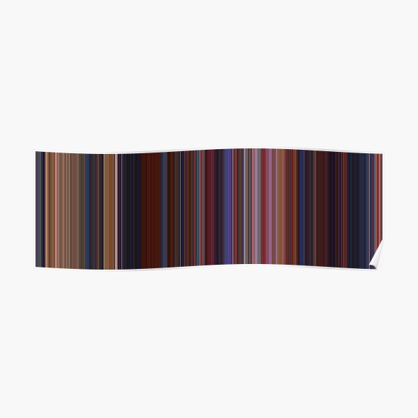 Poster Moviebarcode Toy Story 2 1999 Colores Simplificados De Moviebarcode Redbubble