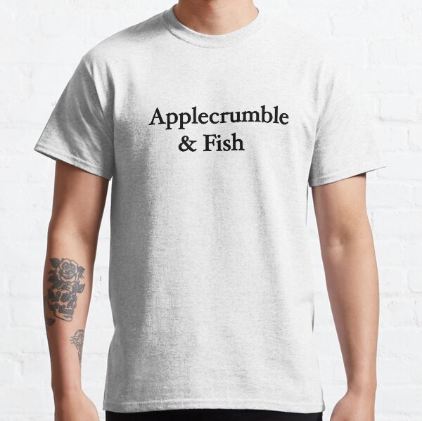 apple crumble and fish t shirt