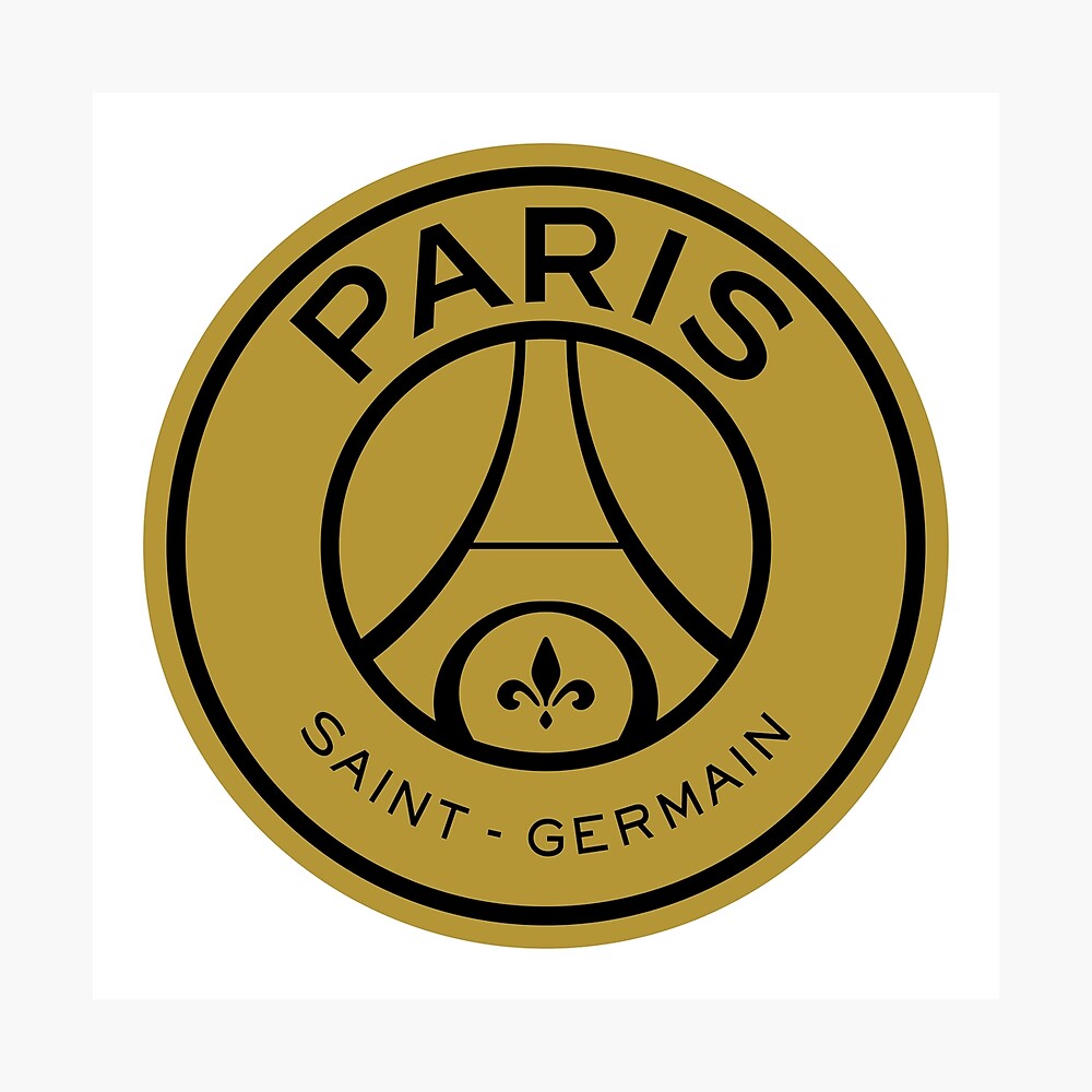 Psg Gold Poster By Designsulove Redbubble