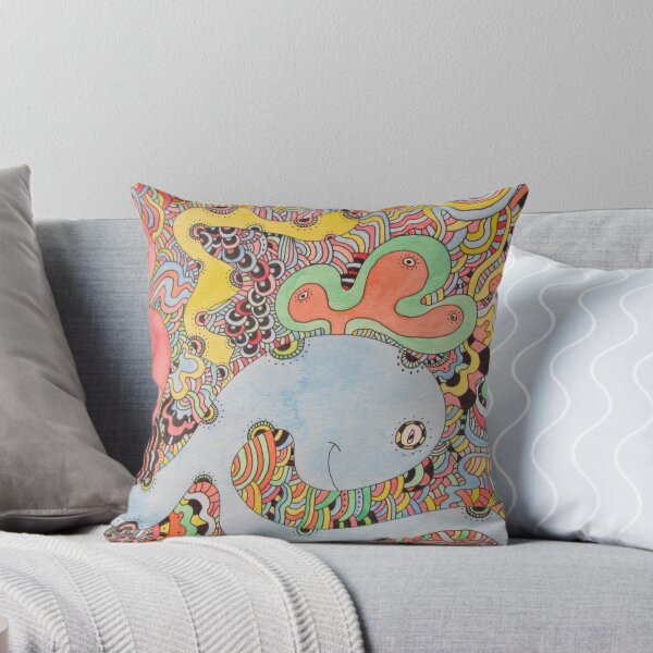 Item preview, Psychedelic Doodle Squid designed and sold by Tricia Michael.