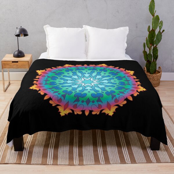 Item preview, Mandala blue sun designed and sold by wolfgangrainer.