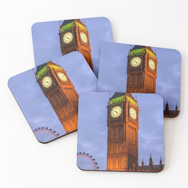 Item preview, Elizabeth Tower at night designed and sold by lena-maximova.