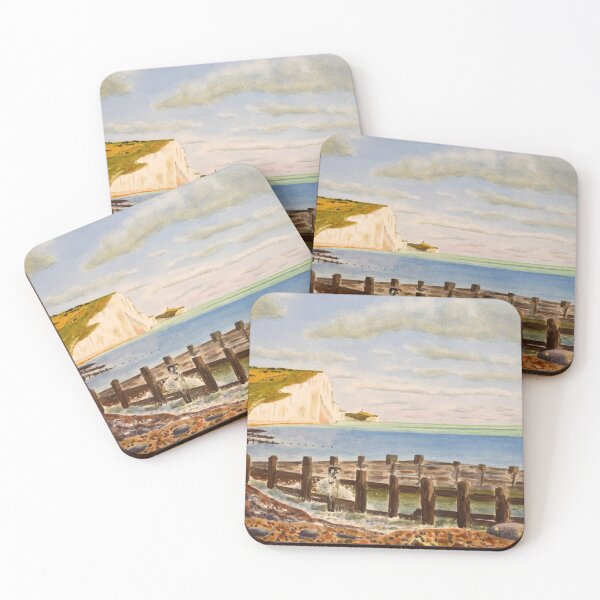 Item preview, Cuckmere Haven beach by John Rees designed and sold by HurstPainters.