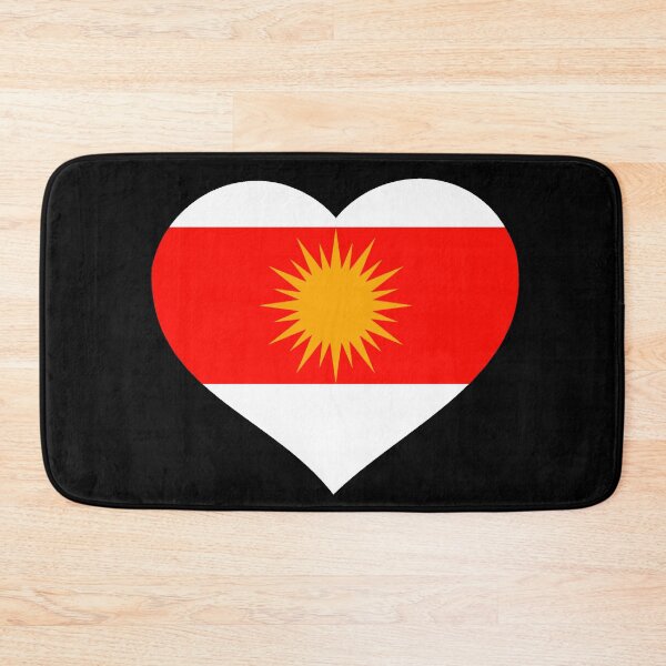 Item preview, Ezidxan heart with the flag. Beautiful Ezidi heart shape. Ezidxan Heart Flag Beautiful heart with the Yezidi flag designed and sold by AdelloDeAmo.