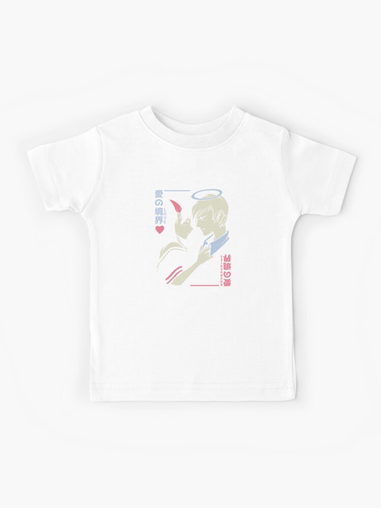 Camiseta Anjo Demônio Dedo do Meio Mangá Anime Desenho