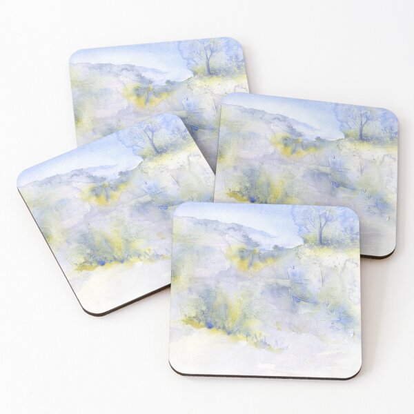 Item preview, Landscape in Pastel Colours Watercolour Painting 02 designed and sold by Heatherian.