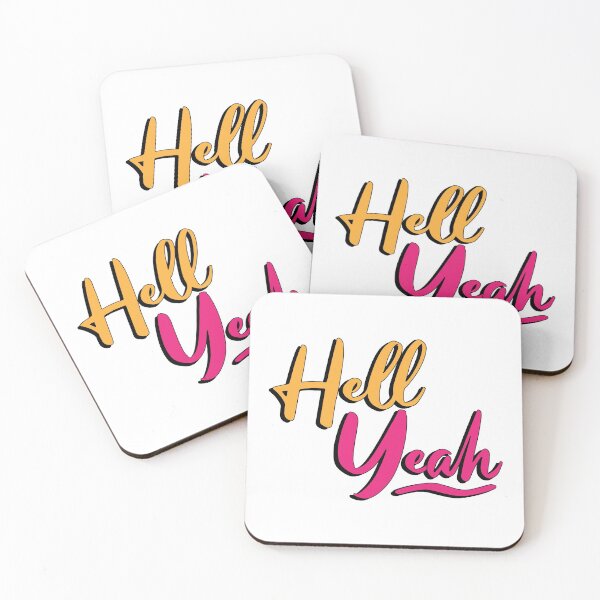 Item preview, hell yeah - typography designed and sold by cameronbaba.