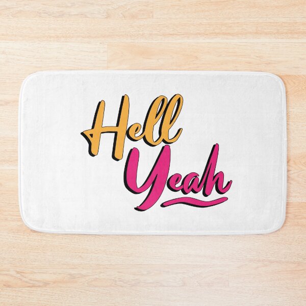 Item preview, hell yeah - typography designed and sold by cameronbaba.