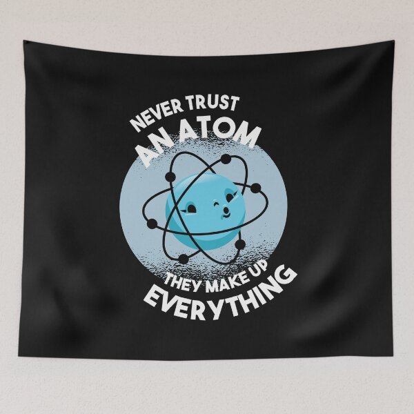 Item preview, Atom, science, quote designed and sold by DerSenat.