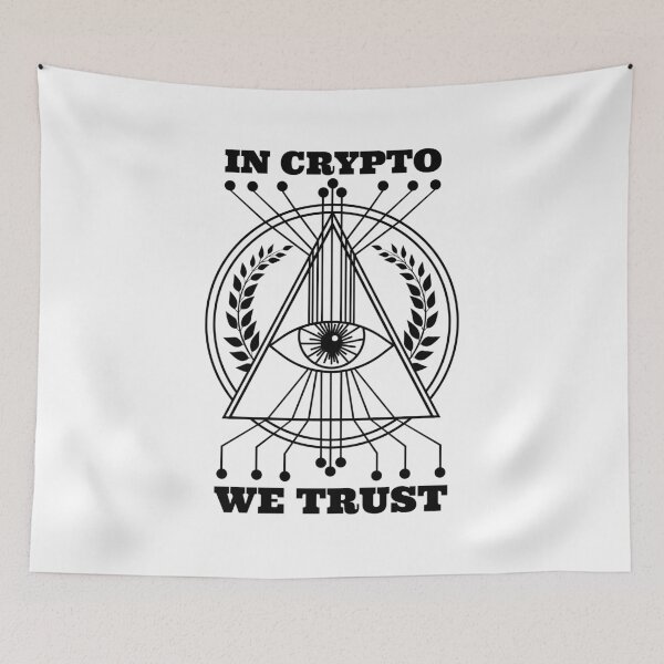 Item preview, In Crypto we trust cryptocurrency designed and sold by Dibbelchen.