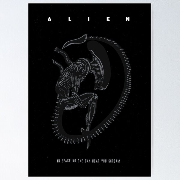 Item preview, A L I E N Movie Poster designed and sold by Carla Beltrá.