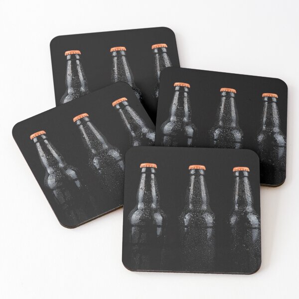 Item preview, Bottles of beer with water droplets designed and sold by Ben Gingell.