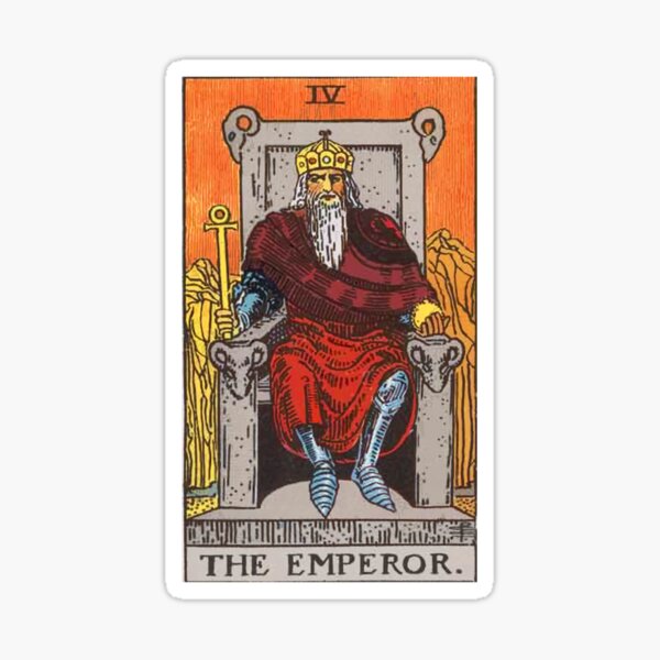 Tarot - The Emperor Sticker