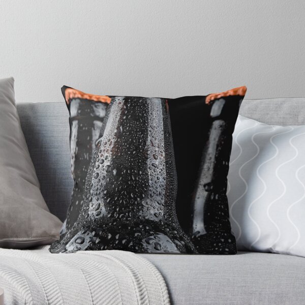 Item preview, Bottles of beer with water droplets isolated on black background designed and sold by Ben Gingell.