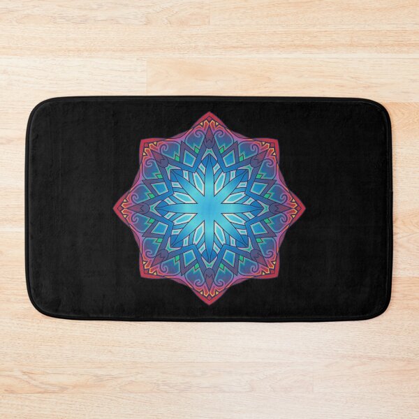 Item preview, Mandala blue flower designed and sold by wolfgangrainer.