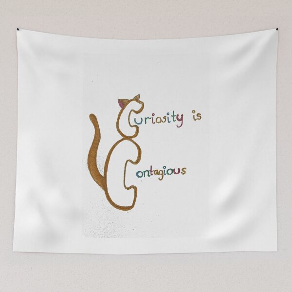 Item preview, Curiosity Is Contagious designed and sold by Jessie Williams.