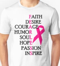 Fearless Breast Cancer Awareness Unisex T-Shirt