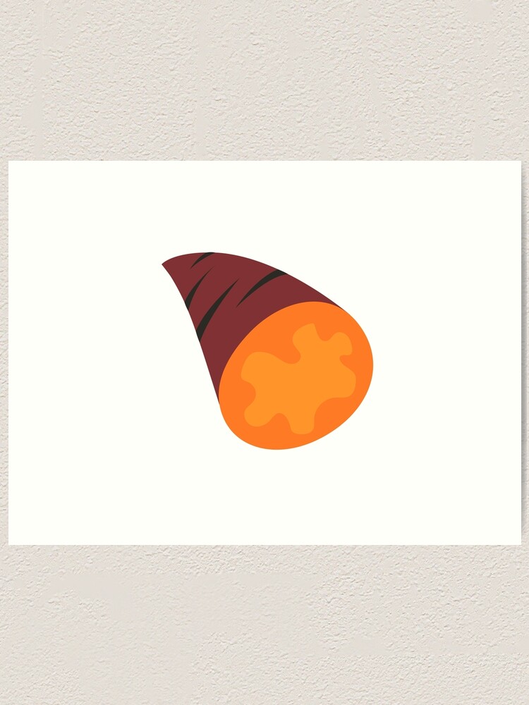 "Sweet Potato Emoji" Art Print by Torch Redbubble