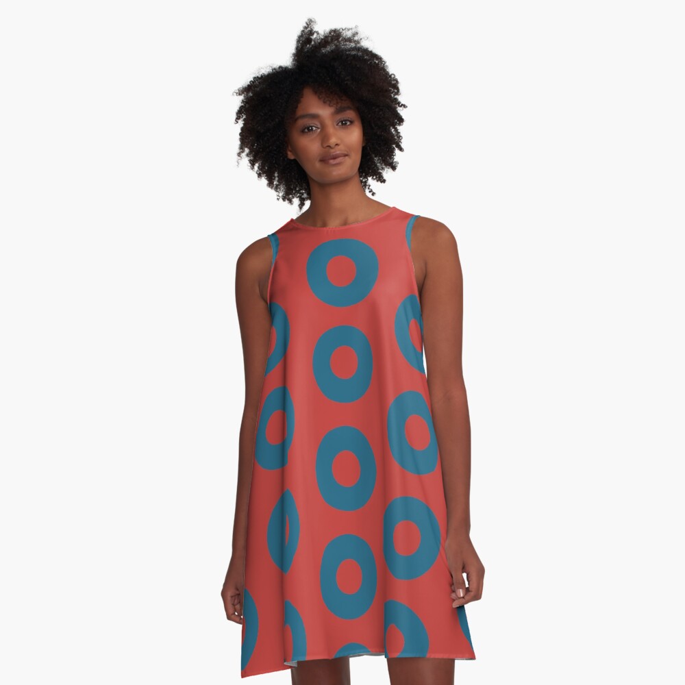 Clone Fishman Donuts - Phish - inverted A-Line Dress