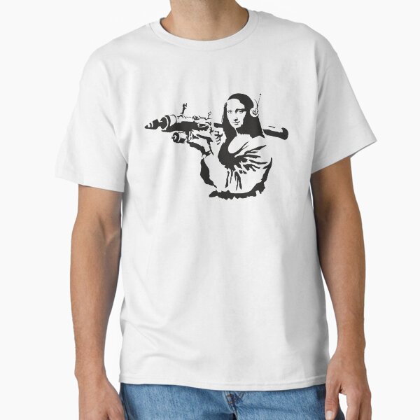 Item preview, Mona Lisa Bazooka - Banksy Graffiti - street art - Spray paint - London designed and sold by portokalis.
