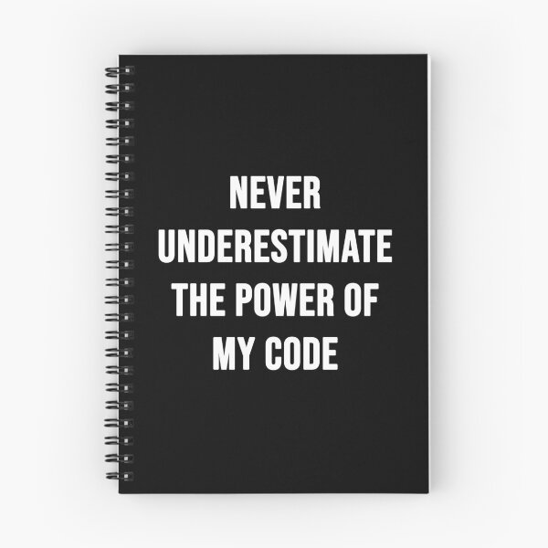 Item preview, Never Underestimate the Power of My Code | Typography designed and sold by rsty11.