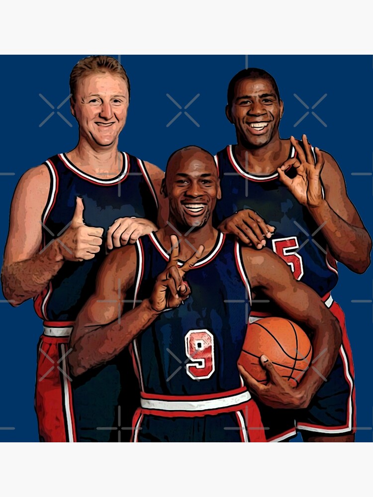 Michael Jordan, Magic Johnson, Larry 