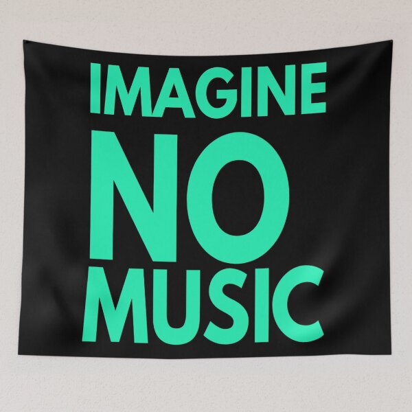 Item preview,  Imagine no music designed and sold by vibeno1.