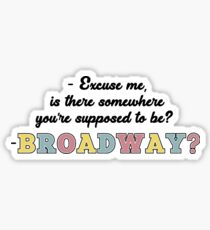 HSMTMTS - Broadway? Sticker