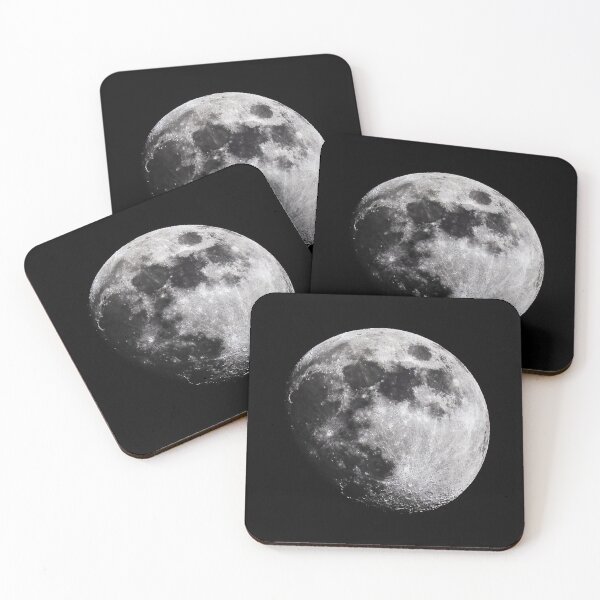 Item preview, Moon, Full Moon, Minimalist, Black and White Photograph designed and sold by moderntrend.