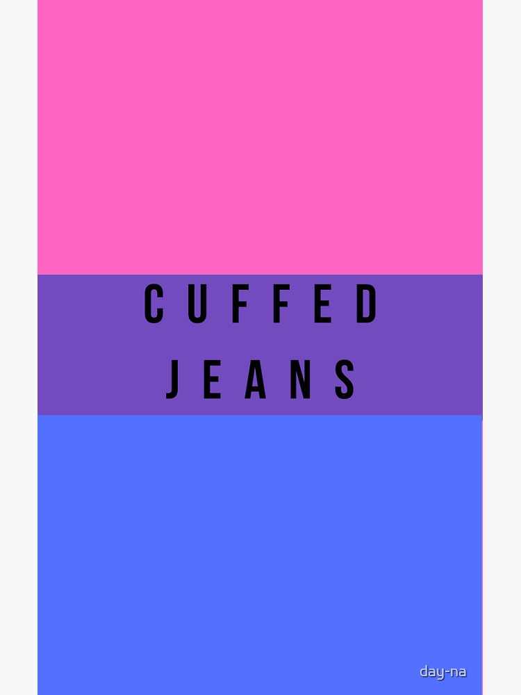 Cuffed Jeans Sticker By Day Na Redbubble 9952