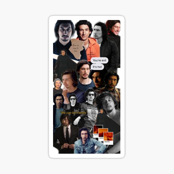 Vista previa del artículo con la obra «Adam Driver Collage», diseñado y vendido por georgie-01.