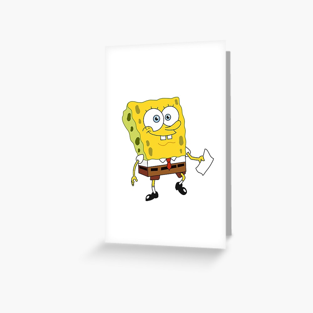 SpongeBob Playing The Paper