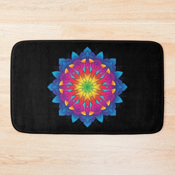 Item preview, Mandala flower fiery designed and sold by wolfgangrainer.
