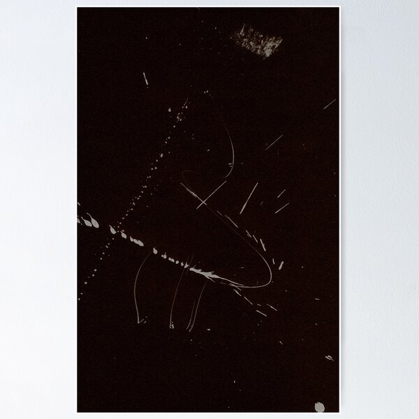 0232 - Brush and Ink - Abstract Tails 011 Poster