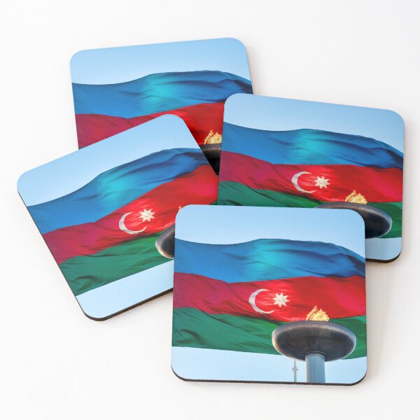 Item preview, Azeri flag designed and sold by troianifabrizio.