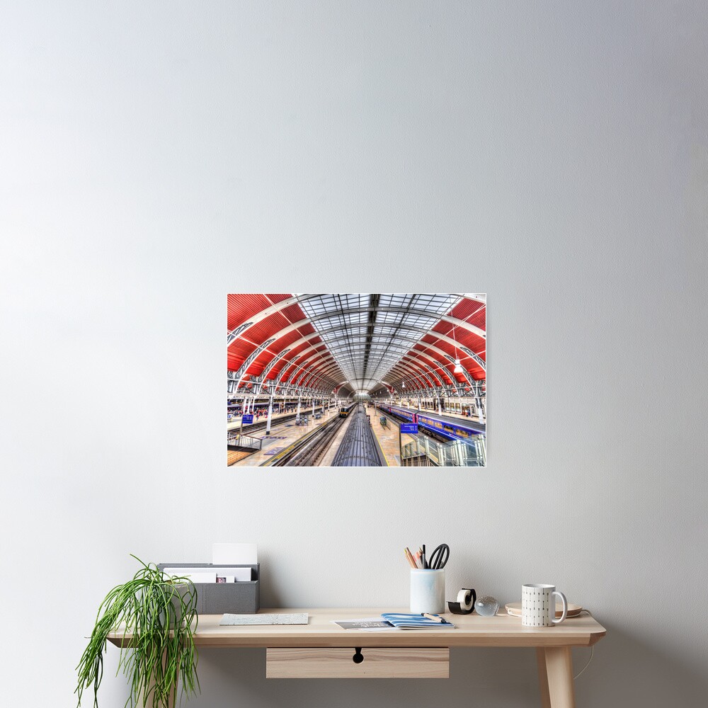 Paddington Railway Station London Poster