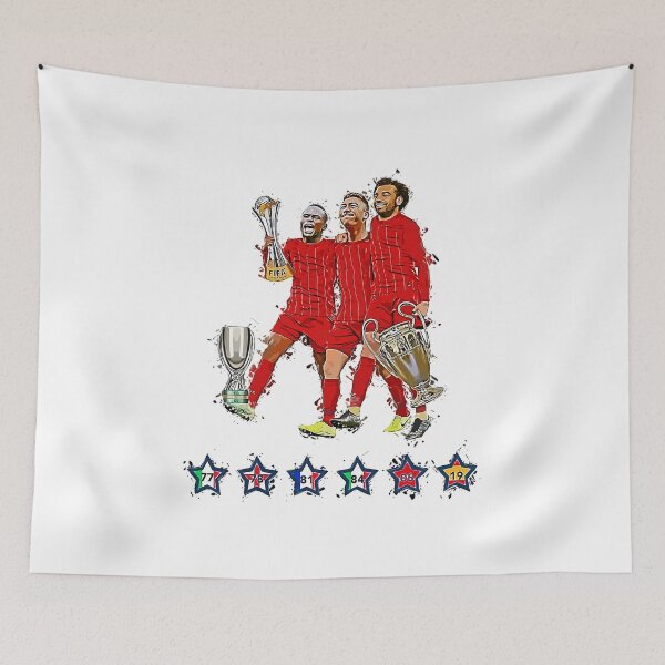 Item preview, Liverpool Treble 2019 fc Salah Mane Firmino Lfc designed and sold by m9homas.