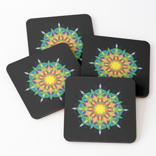 Item preview, Mandala star shield designed and sold by wolfgangrainer.