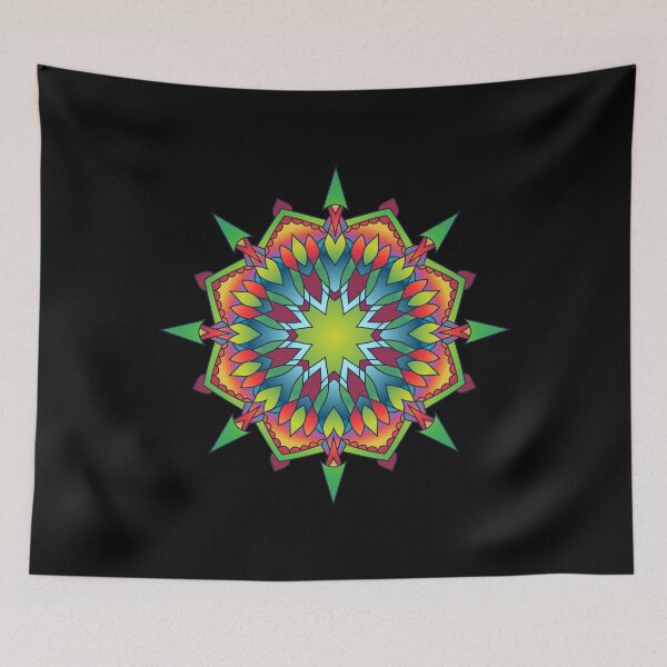 Item preview, Mandala pointed star designed and sold by wolfgangrainer.