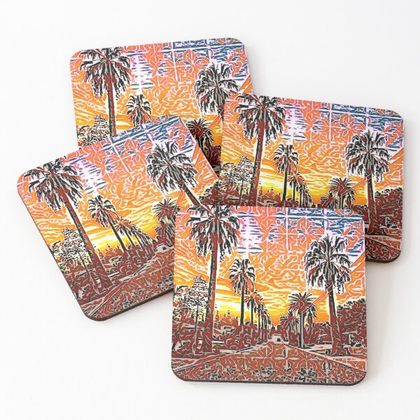 Item preview, Palm trees, California, USA designed and sold by MarcoSc11.