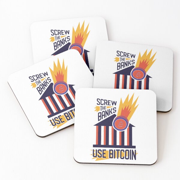 Item preview, Screw the banks, use bitcoin designed and sold by Dibbelchen.