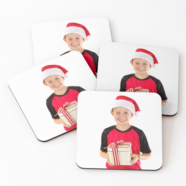 Item preview, Pre-teen boy with a christmas gift designed and sold by Ben Gingell.