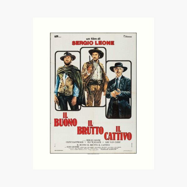 Item preview, The Good, The Bad and The Ugly - Italian Movie Poster designed and sold by Inanidad.