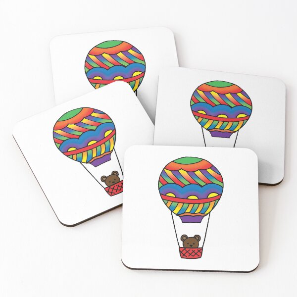 Item preview, Teddy in a Hot Air Balloon designed and sold by hartzelldesign.
