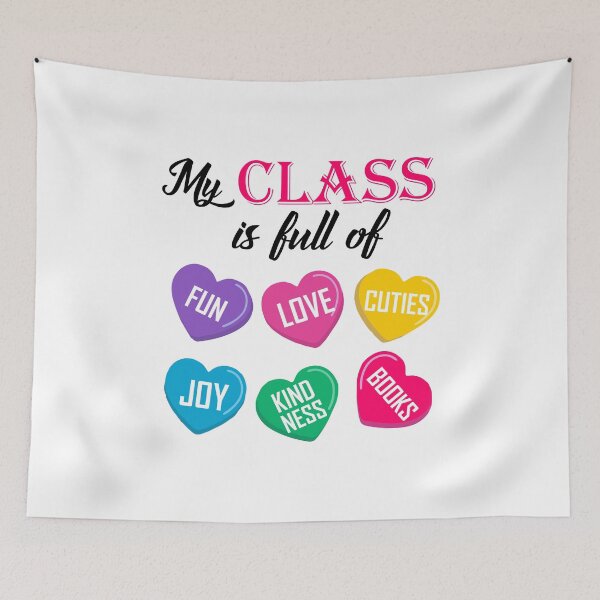 Item preview, My Class is full of fun joy Valentines Day gift for teachers designed and sold by hadleydesigns.
