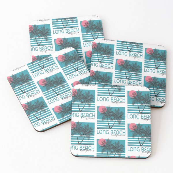 Item preview, Long Beach California Souvenirs CA Vintage Palm Trees designed and sold by Brandon Fuller.
