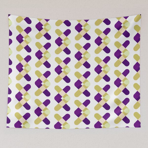 Item preview, Geometric pattern minimal purple designed and sold by Carolina Salazar.